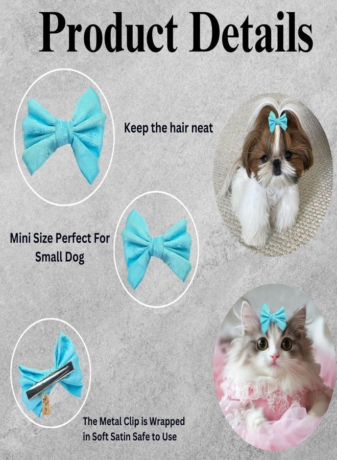 ويستيرن إرا مشبك شعر للكلاب بتصميم مستوحى من العصر الغربي | إكسسوار أنيق للحيوانات الأليفة | ناعم ومريح | مناسب للكلاب الصغيرة والمتوسطة والكبيرة | تصميم عصري ومتين للعناية بالحيوانات الأليفة، وجلسات التصوير، والحفلات (أزرق فاتح) - Image 3